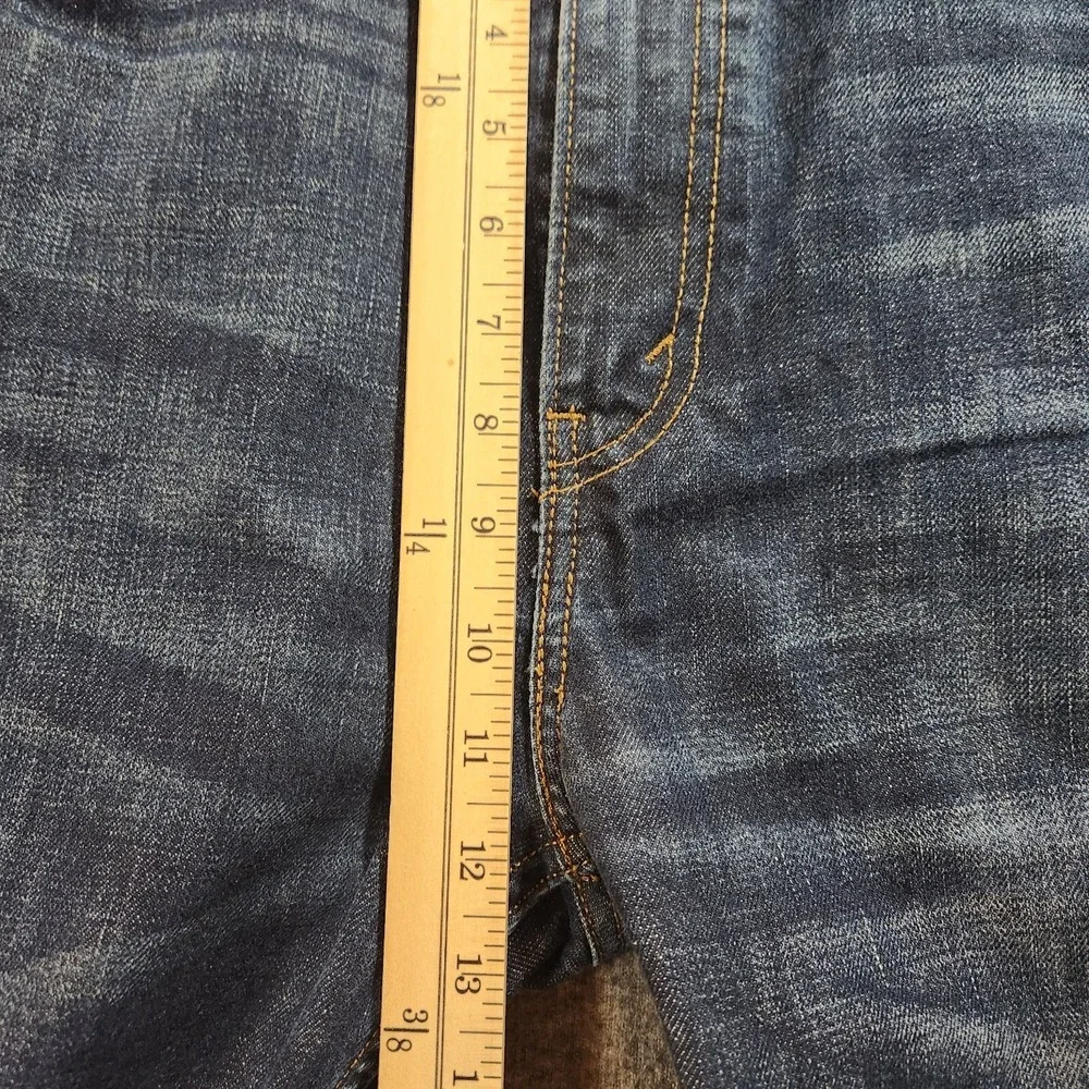 Levi's 505 Jeans 36×32 Mens Blue Denim Red Tab Straight Fit Cotton Blend - Picture 5 of 10